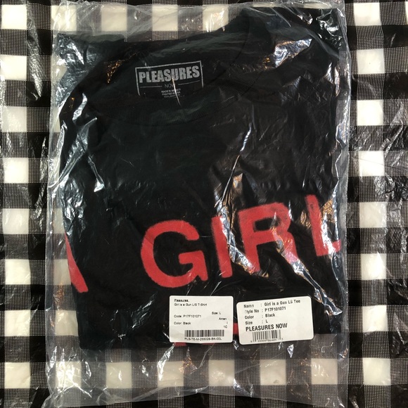 Pleasures Now A Girl Is A Gun Long Sleeves Black - Picture 2 of 4